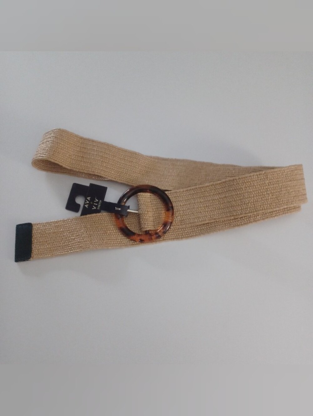Ava & Viv Woven Stretch Belt Sz 3X